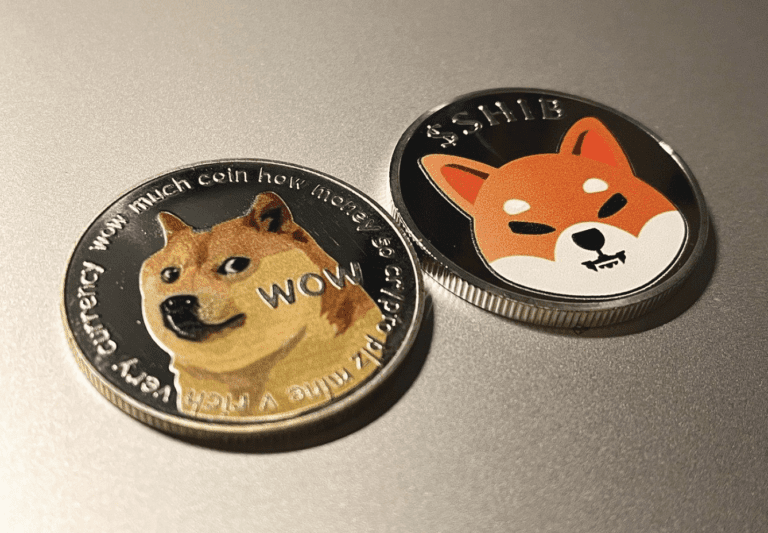 Dogecoin And Shiba Inu Meme Coins Poster.png